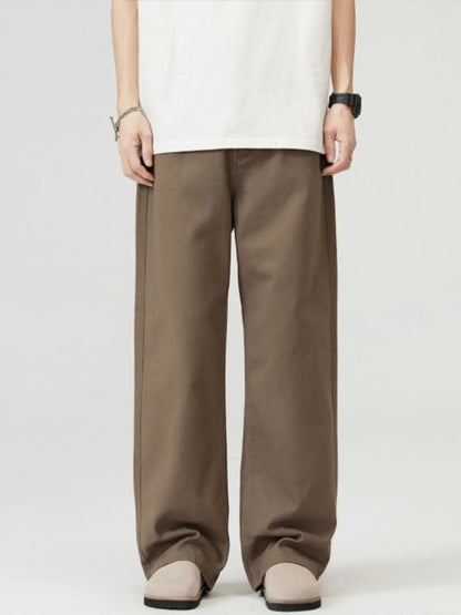 Men's Full Size Wide-Leg Pants Plus Size - Tigbul's Variety Fashion Shop