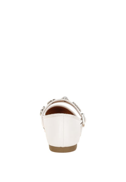 Kavana Charms Embellished Flat Mary Janes - Tigbul's Variety Fashion Shop