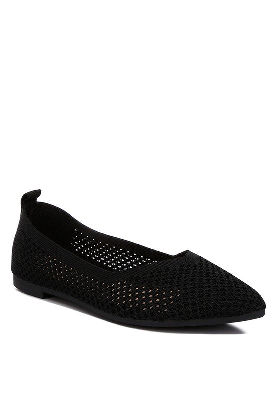 Selaris Fly Knit Slip On Ballerinas - Tigbul's Variety Fashion Shop