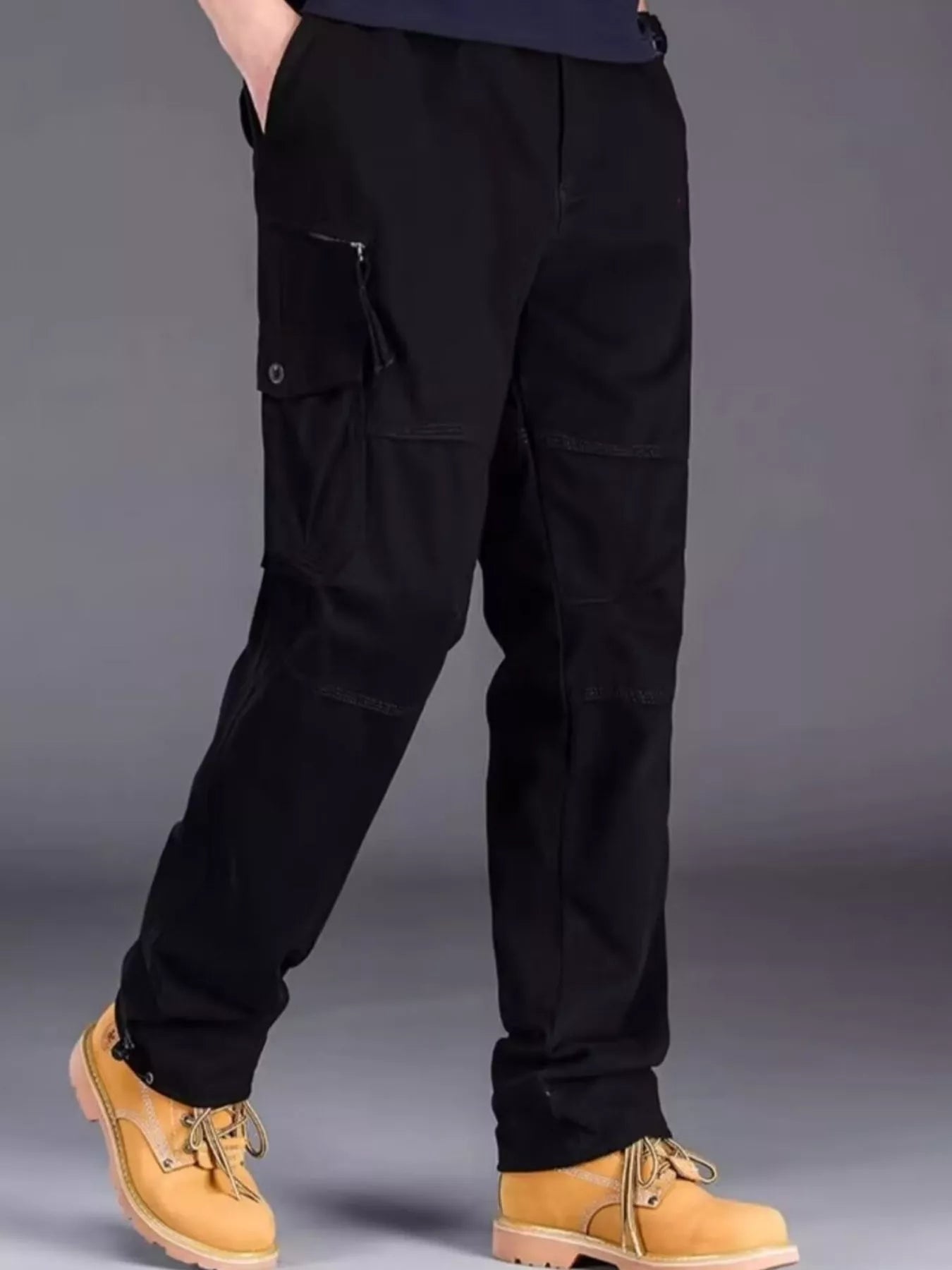 Men's Plus Size Casual Cargo Pants - Tigbul's Variety Fashion Shop