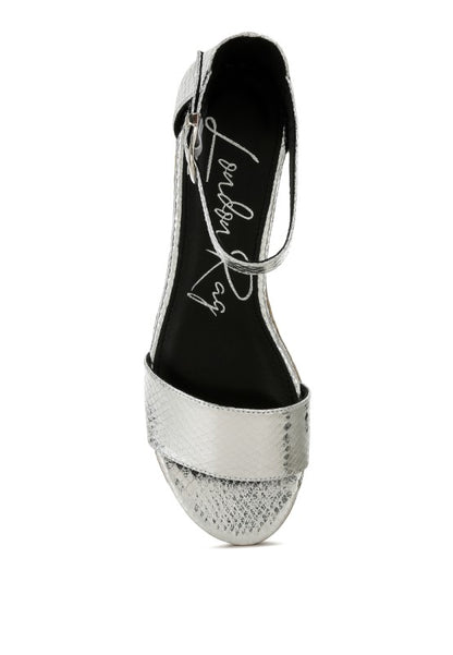 Utah Faux Leather Snake Wedge Espadrilles - Tigbul's Variety Fashion Shop