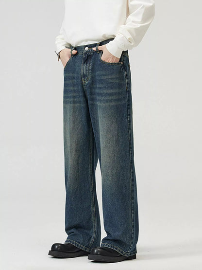 Men's Full Size Wide-Leg Jeans Plus Size - Tigbul's Variety Fashion Shop
