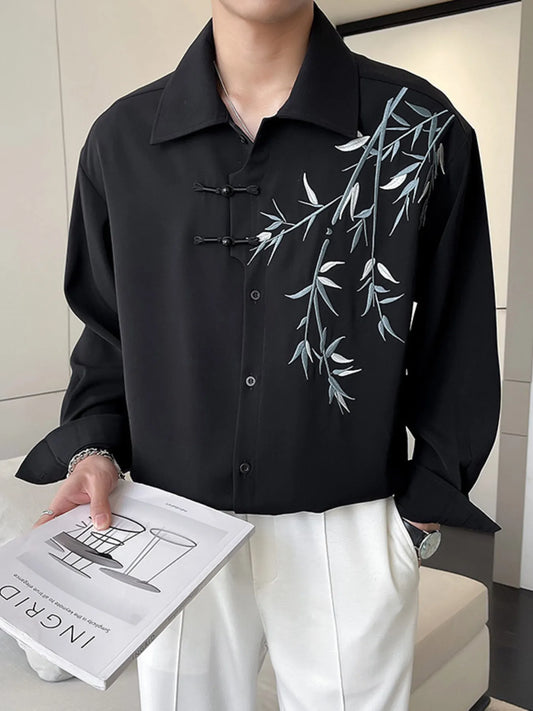 Men's Plus Size Bamboo Button Up Long Sleeve Shirt - Tigbul's Variety Fashion Shop