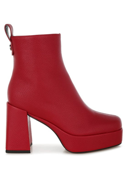 Poulin Faux Leather Chelsea Boots - Tigbul's Variety Fashion Shop