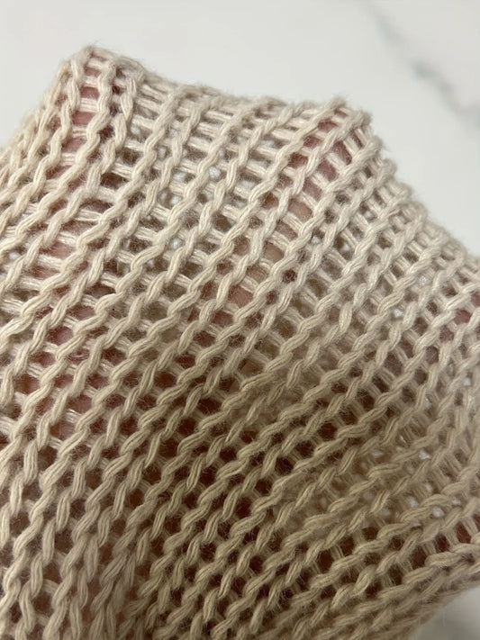 Contrast Trim Crochet Sweater - Tigbul's Variety Fashion Shop