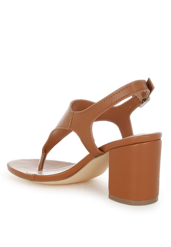Ann Real Leather Thong Toe Sandals - Tigbul's Variety Fashion Shop