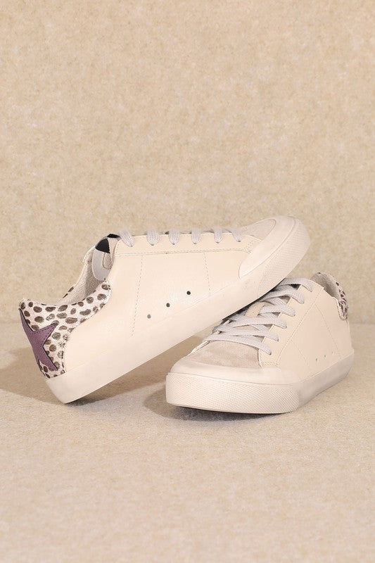 Lace up, Star, Sneakers - Tigbul's Variety Fashion Shop