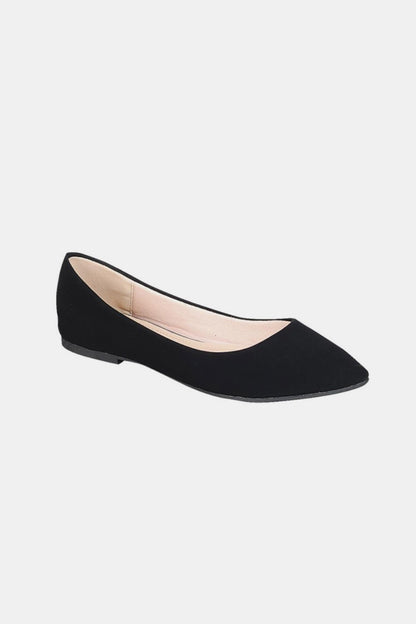 Forever Link Pointy Toe Slip On Flat Loafers - Tigbul's Variety Fashion Shop