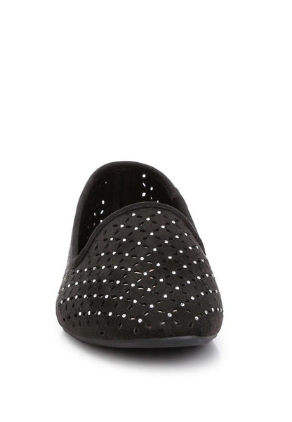 Gordon Perforated Ballerinas - Tigbuls Variety Fashion