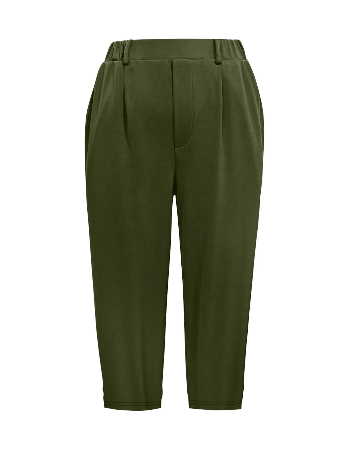 Pleated Detail Pants with Pockets - Tigbul's Variety Fashion Shop