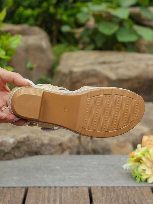 Block Heel Sandals with Ankle Strap - Tigbul's Variety Fashion Shop