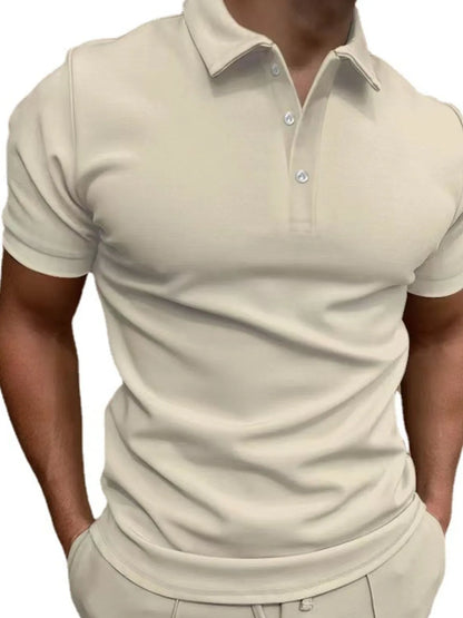 Men's Full Size Collared Neck Short Sleeve Polo Plus Size - Tigbul's Variety Fashion Shop