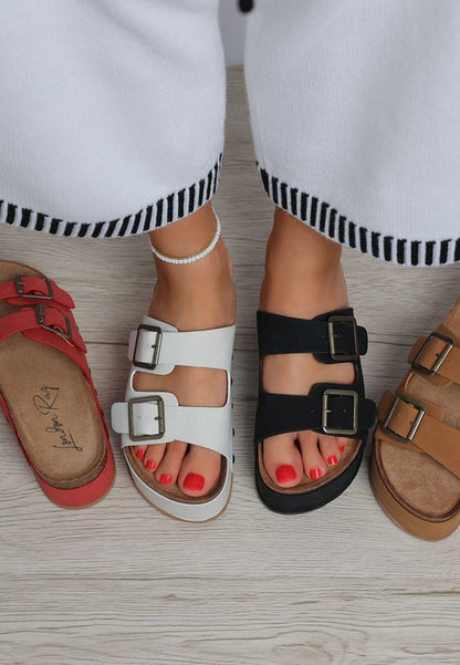 Impala Studded Faux Leather Slip Ons - Tigbul's Variety Fashion Shop