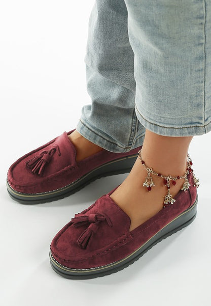 Daiki Platform Lug Sole Tassel Loafers - Tigbul's Variety Fashion Shop