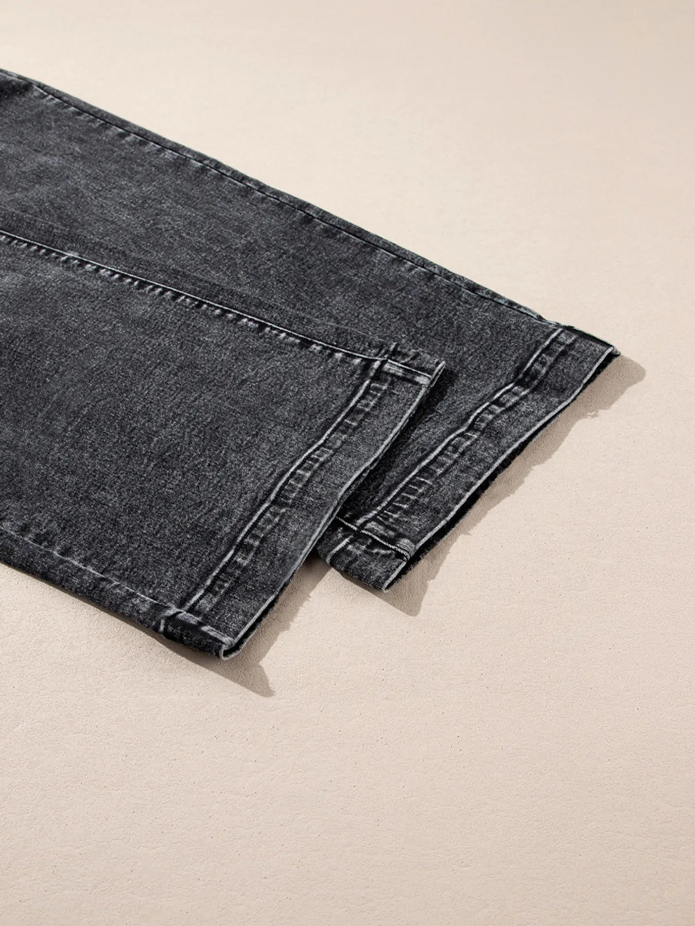 High-Waisted Wide Leg Washed Jeans - Tigbul's Variety Fashion Shop