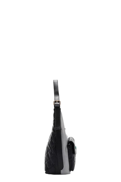 Nicole Lee USA Adjustable Strap Shoulder Bag - Tigbul's Variety Fashion Shop