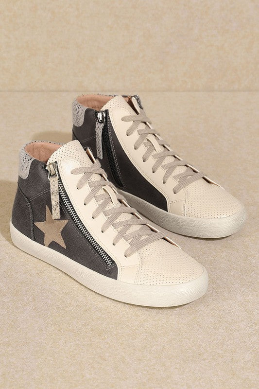 Star, High Top, Sneakers - Tigbul's Variety Fashion Shop