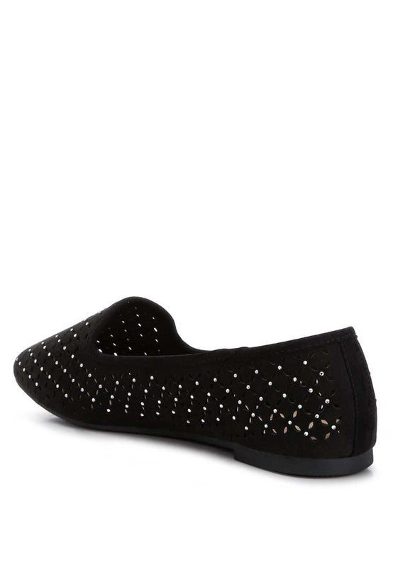 Gordon Perforated Ballerinas - Tigbuls Variety Fashion