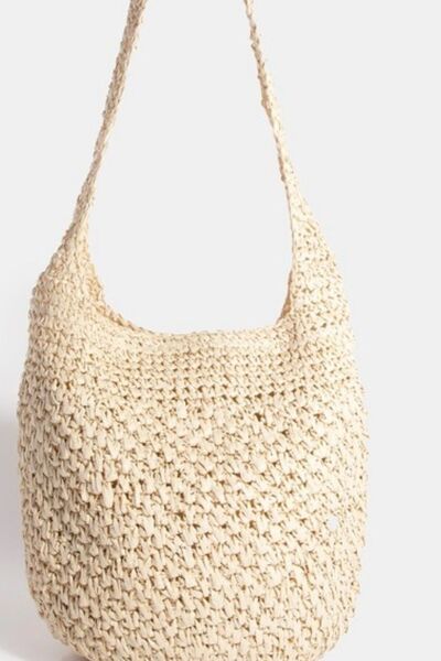 Pastel Yellow Intricate Braided Hobo Shoulder Bag - Tigbul's Variety Fashion Shop
