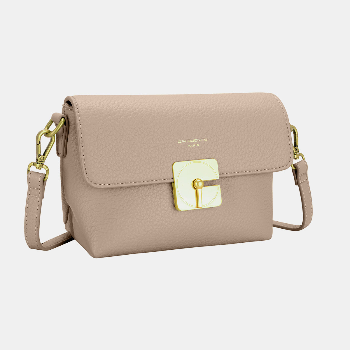 David Jones PU Leather Crossbody Bag - Tigbul's Variety Fashion Shop