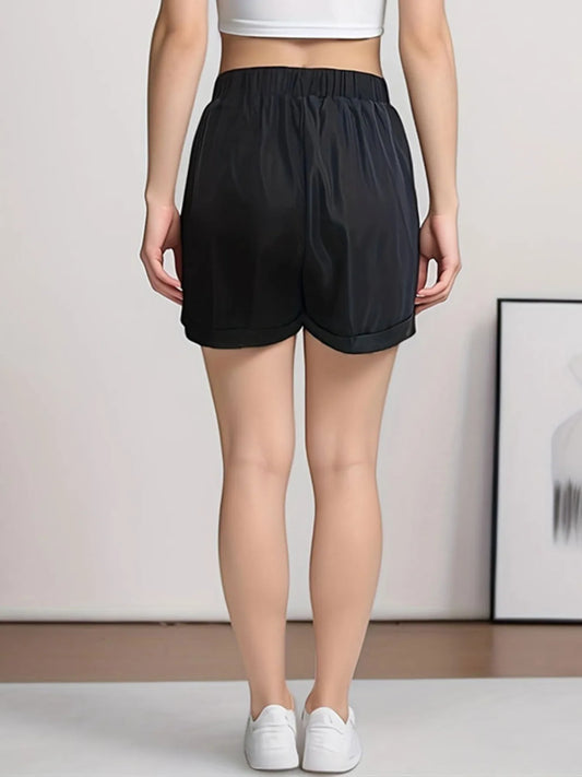 Casual Drawstring High Waist Shorts - Tigbul's Variety Fashion Shop