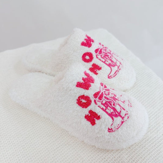Howdy Boot Coziest Lounge Slippers - Tigbul's Variety Fashion Shop