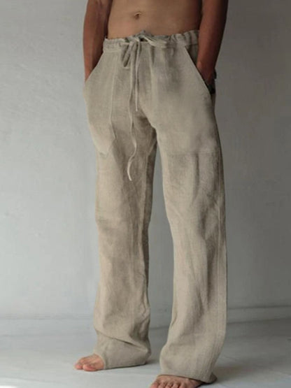 Men's Plus Size Drawstring Loose Fit Pants - Tigbul's Variety Fashion Shop