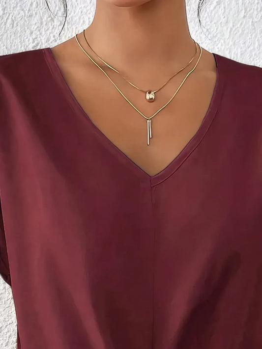 V-Neck Twist Front Top - Tigbul's Variety Fashion Shop
