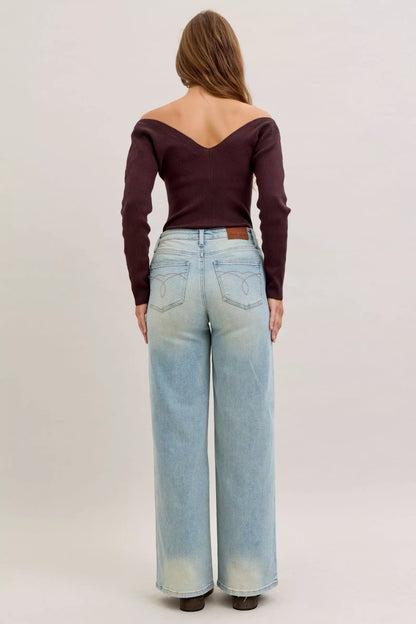 Judy Blue High Waist Column Straight Jeans - Tigbul's Variety Fashion Shop