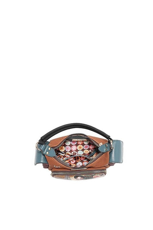 Nicole Lee USA Eco-Leather Shoulder Bag - Tigbul's Variety Fashion Shop