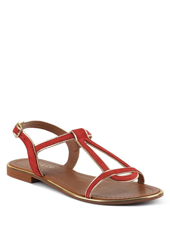 Rag & Co Feodora Flat Slip On Sandals - Tigbuls Variety Fashion