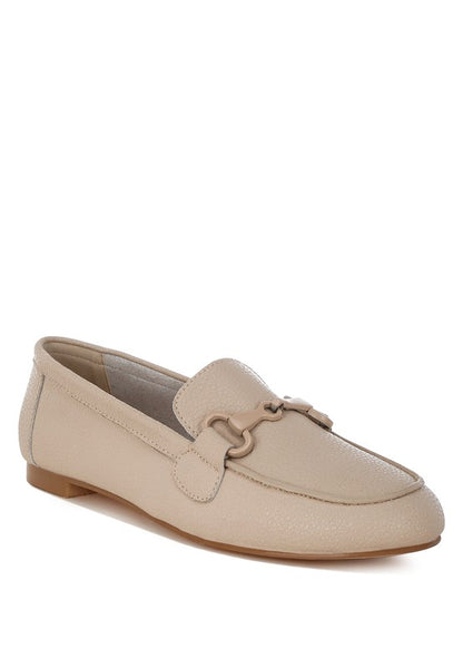 Taranis Monochromatic Horsebit Loafers - Tigbul's Variety Fashion Shop