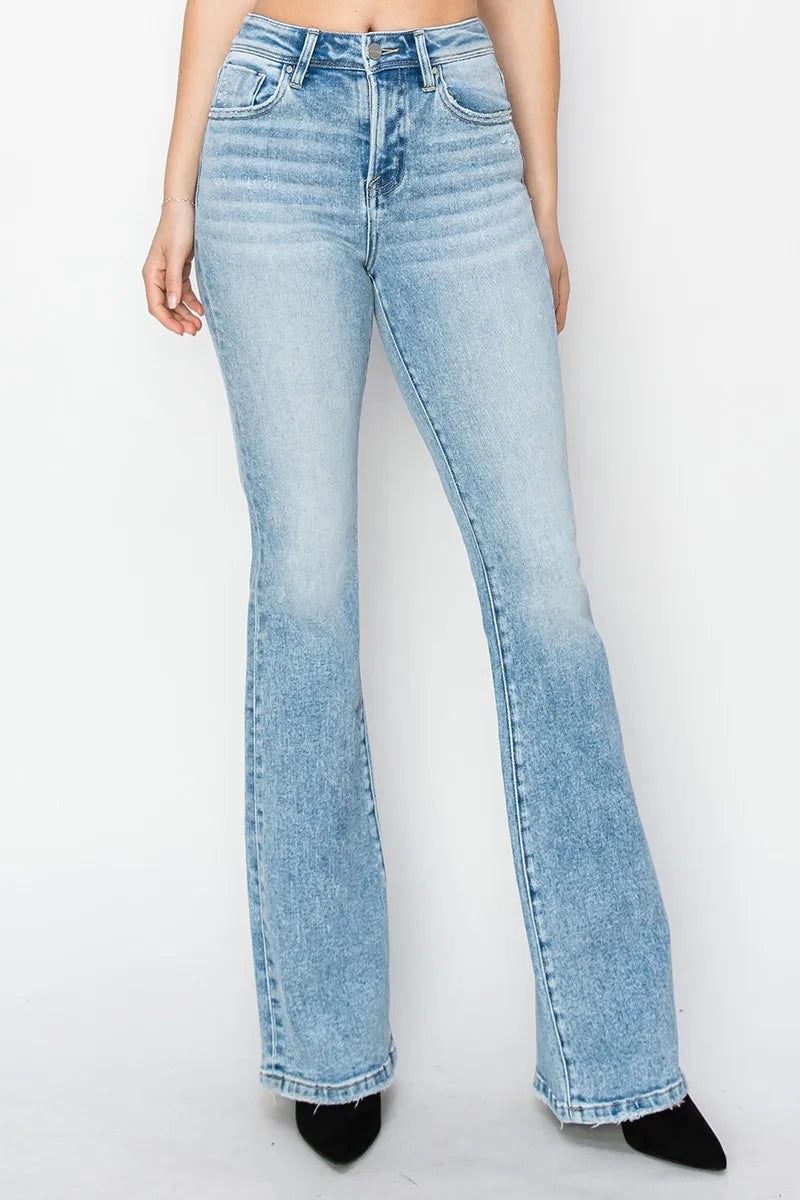 RISEN High Rise Bootcut Jeans - Tigbul's Variety Fashion Shop