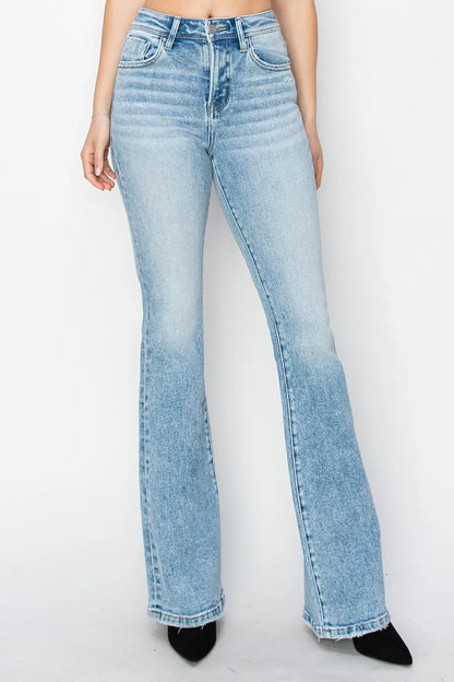 RISEN High Rise Bootcut Jeans - Tigbul's Variety Fashion Shop