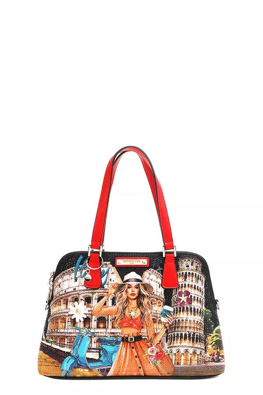 Nicole Lee USA Martha Travels Italy - Dome Satchel - Tigbul's Variety Fashion Shop