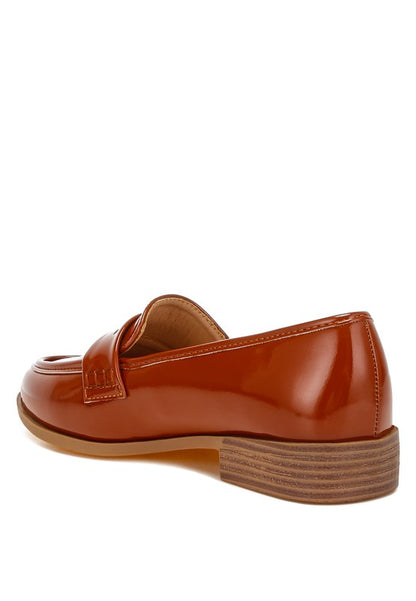 Mogul Penny Strap Detail Loafers - Tigbul's Variety Fashion Shop
