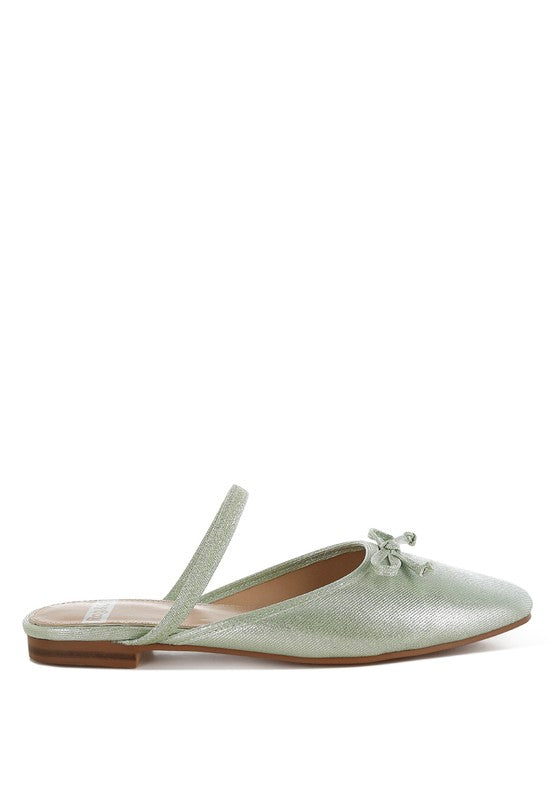 Opalia Glitter Ballet Mules - Tigbul's Variety Fashion Shop