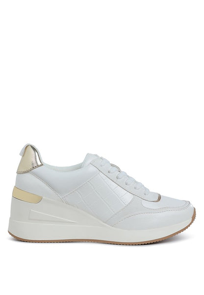 Noltas Chunky Wedge Heel Sneaker - Tigbul's Variety Fashion Shop