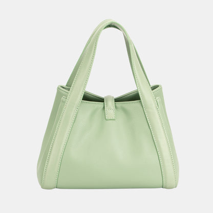 David Jones PU Leather Bucket Bag - Tigbul's Variety Fashion Shop