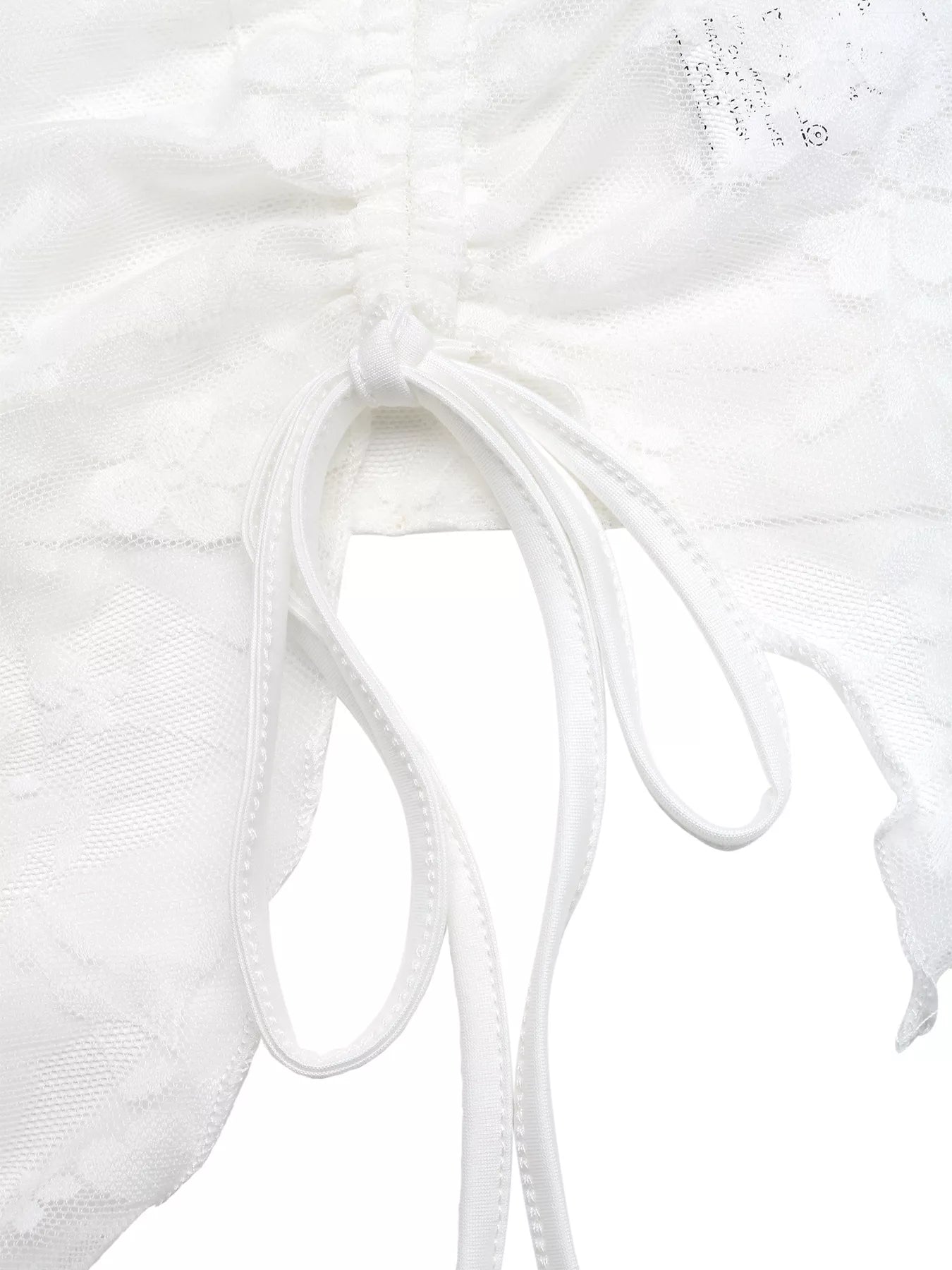 Ruched Lace Tube Top - Tigbul's Variety Fashion Shop