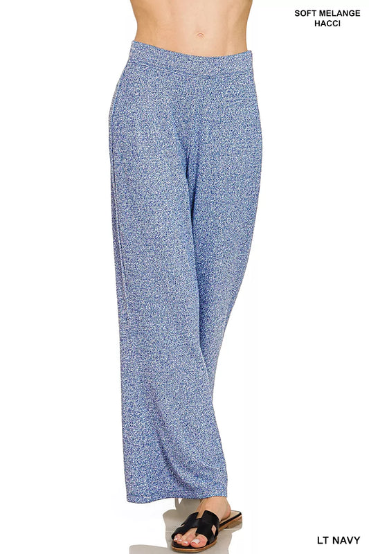 Zenana Soft Elastic Waisted Flare Pants - Tigbul's Variety Fashion Shop
