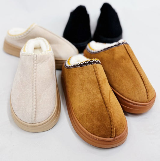 Cozy Cloud Slippers – Soft Lined Winter Comfort - Tigbul's Variety Fashion Shop