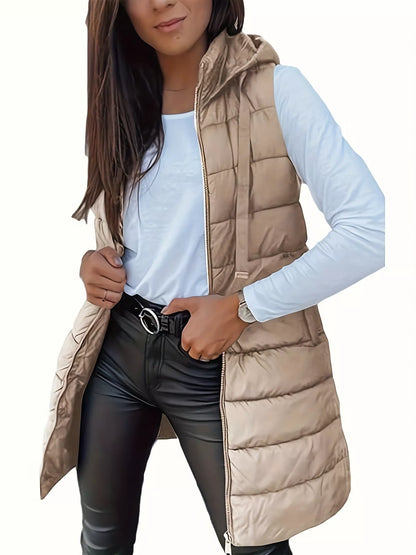 Zip Up Hooded Winter Coat - Tigbul's Variety Fashion Shop
