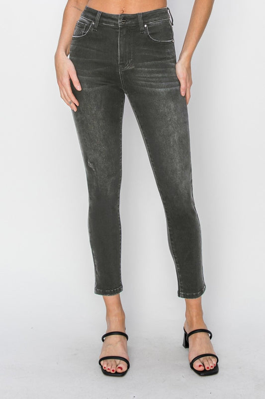 RISEN Full Size High Rise Ankle Skinny Jeans - Tigbul's Variety Fashion Shop