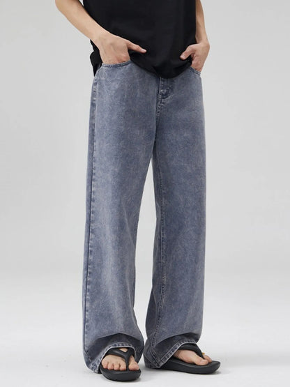 Men's Full Size Wide Leg Jeans Plus Size - Tigbul's Variety Fashion Shop