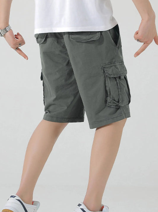 Men's Drawstring Cargo Shorts - Tigbul's Variety Fashion Shop