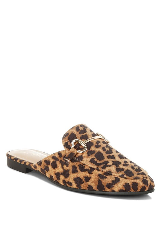 Alpine Horsebit Detail Mules - Tigbul's Variety Fashion Shop