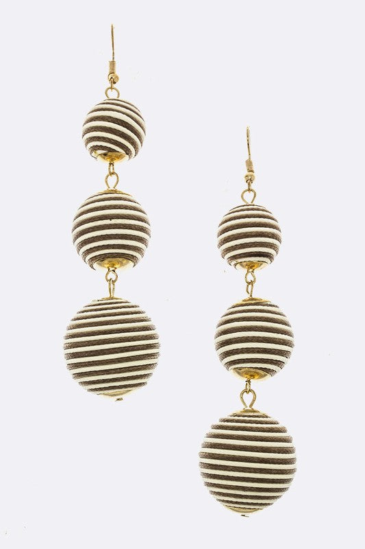 Ball Drop Earrings - Tigbul's Variety Fashion Shop