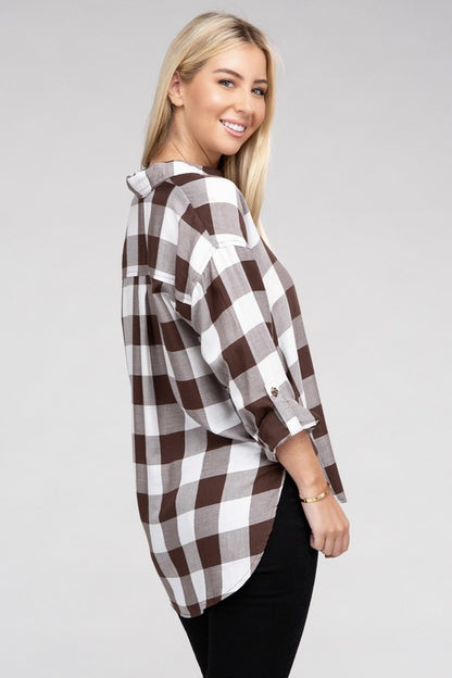 Classic Plaid Flannel Shirt - Tigbul's Variety Fashion Shop