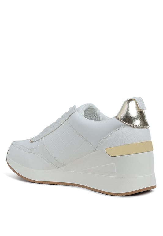 Noltas Chunky Wedge Heel Sneaker - Tigbul's Variety Fashion Shop